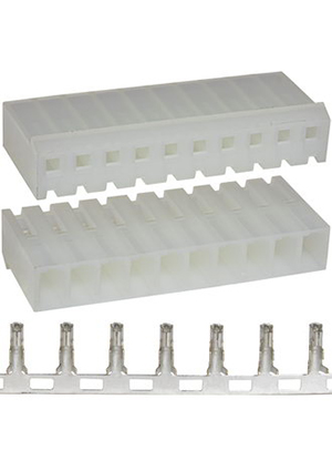 RUICHI PHU-10 pitch 3.96 mm + terminals, Разъём питания низковольтный RUICHI PHU-10 шаг 3.96 мм, клеммныйs, штырьковые разъемы питания