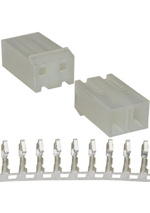 RUICHI MHU-02 pitch 5.08 mm+Terminal, Разъём питания низковольтный RUICHI MHU-02 шаг 5.08 мм+клеммный, 2 ко штырьковые разъемы питания