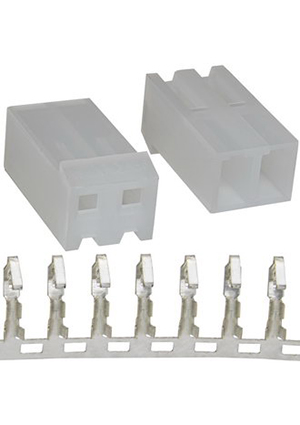 RUICHI PHU-02 pitch 3.96 mm+Terminal, Разъём питания низковольтный RUICHI PHU-02 шаг 3.96 мм+клеммный, 2 ко штырьковые разъемы питания