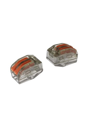 RUICHI PCT-312, Клемма зажимная соединительная безвинтовая RUICHI PCT-312, 2-х контактная, 24 А, аналог WAG клеммные зажимы