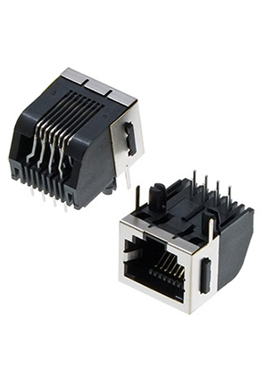 RUICHI TJ2-8P8C STP, Разъём RJ RUICHI TJ2-8P8C STP, под пайку разъемы телефонные и сетевые