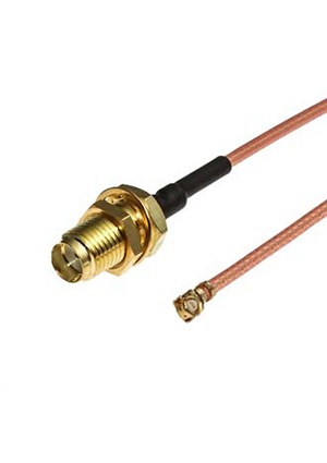 RUICHI UFL-F/SMA-F JV-003 13CM, Разъём высокочастотный RUICHI UFL-F/SMA-F JV-003 13CM, длина 13 см ВЧ разъемы