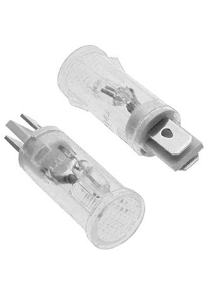 RUICHI MDX-14 white 220V, Лампочка неоновая в корпусе RUICHI MDX-14, белая, 220 В, 15 мА лампы неоновые