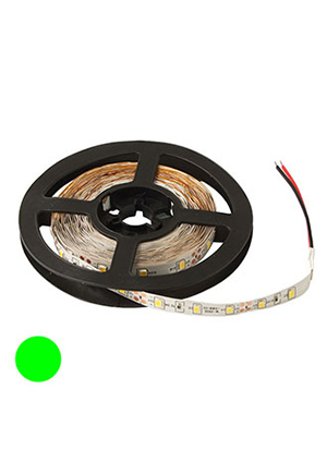 RUICHI 2835 300LED IP33 12V GREEN, Светодиодная лента RUICHI, 2835, 300 LED, IP33, 12 В, цвет зелёный, кату светодиодные ленты