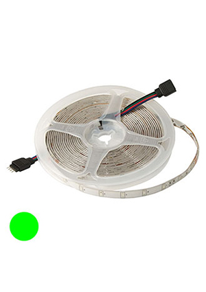 RUICHI 2835 300LED IP65 12V GREEN, Светодиодная лента RUICHI, 2835, 300 LED, IP65, 12 В, цвет зелёный, кату светодиодные ленты