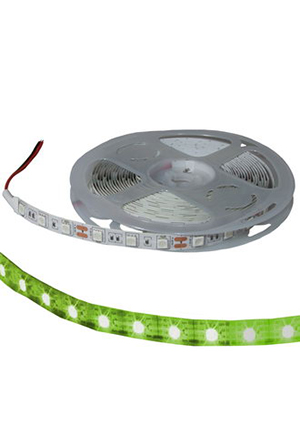 RUICHI 5050 300LED IP33 12V GREEN, Светодиодная лента RUICHI, 5050, 300 LED, IP33, 12 В, цвет зелёный, кату светодиодные ленты
