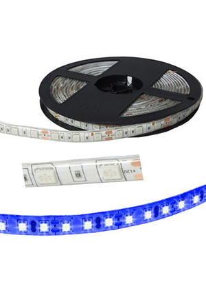 RUICHI 5050 300LED IP65 12V BLUE, Светодиодная лента RUICHI, 5050, 300 LED, IP65, 12 В, цвет синий, катушка светодиодные ленты