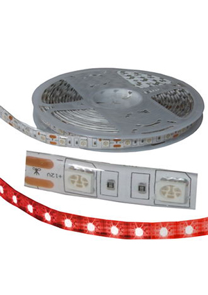 RUICHI 5050 300LED IP65 12V RED, Светодиодная лента RUICHI, 5050, 300 LED, IP65, 12 В, цвет красный, катушк светодиодные ленты