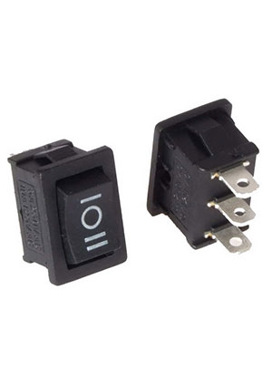 RUICHI MRS-103(A) ON-OFF-ON, Клавишный переключатель RUICHI MRS-103(A), ON-OFF-ON переключатели клавишные