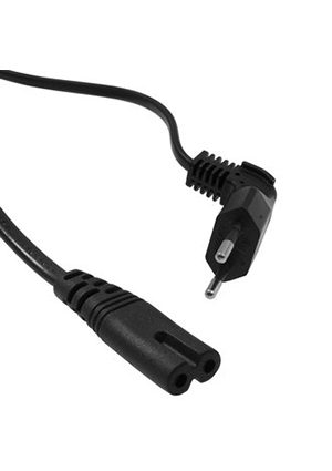 RUICHI Y009/CEE7/16 1.5m 2x0.75 BF, Шнур сетевой 2-х полюсный RUICHI, вилка угловая CEE7/16 - розетка пряма кабель сетевой