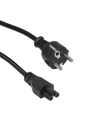 RUICHI Y003/Schuko 1.8m 3x0.75 BF, Шнур сетевой для ноутбука 3-х полюсный прямой-евро RUICHI, вилка CEE7/4 кабель сетевой