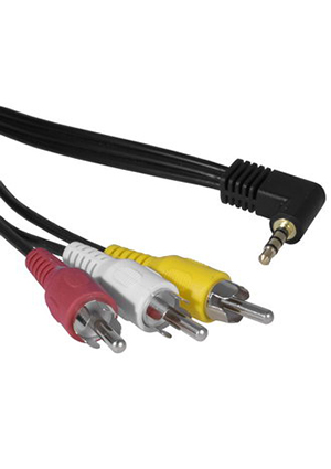 RUICHI Stereo 3,5 mm - 3 RCA G 1.5m, Аудио-видео шнур RUICHI Stereo 3,5 мм - 3 RCA, 1.5 м шнуры аудио-видео