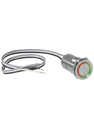 RUICHI TS22-11ZC/RG/S off-on, Кнопка сенсорная с подсветкой, с фиксациейTS22-11ZC/RG/S off-on, М22, IP68, н кнопки на блок