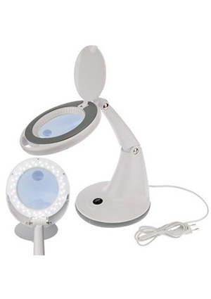 REXANT 31-0245 Лупа настольная3D+12D 48LED монтажные лупы