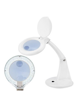REXANT 31-0243 Лупа настольная3D+12D 60LED монтажные лупы