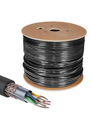 REXANT 01-0344 SF/UTP 5e PE 4PR 24AWG 305м витые пары (STP, UTP)