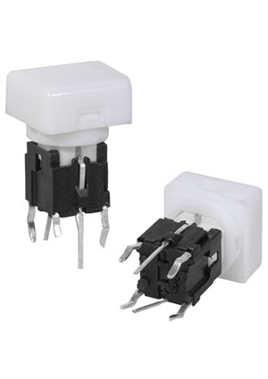 RUICHI TS5-3WR-11S LED, Миниатюрная кнопка RUICHI TS5-3WR-11S, с LED-подсветкой кнопки миниатюрные