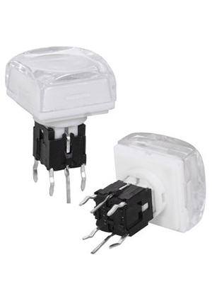 RUICHI TS5-4TU-11S LED, Миниатюрная кнопка RUICHI TS5-4TU-11S, с LED-подсветкой кнопки миниатюрные