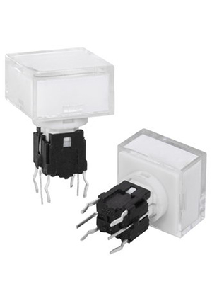 RUICHI TS5-6TG-11S LED, Миниатюрная кнопка RUICHI TS5-6TG-11S, с LED-подсветкой кнопки миниатюрные