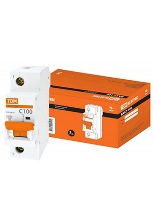 TDM electric ВА47-100 1Р 100А 10кА х-ка С выключатели