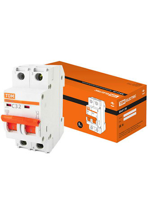 TDM electric ВА47-29 2Р 32А 4.5кА х-ка С выключатели