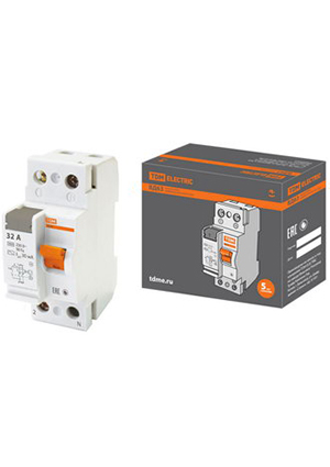 TDM electric ВД63 2Р 32А 30мА (электронное) выключатели