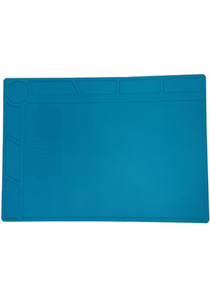 RUICHI Коврик для пайки 250x350мм, Коврик для пайки RUICHI, термостойкий, силиконовый, 250x350 мм, голубой аксессуары для пайки