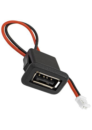 RUICHI USB-2Pin-PH2.0, Разъём USB-2Pin-PH2.0 RUICHI, длина кабеля 110 мм, 2 контакта, 1.5 А, 30 В, корпус п разьемы USB