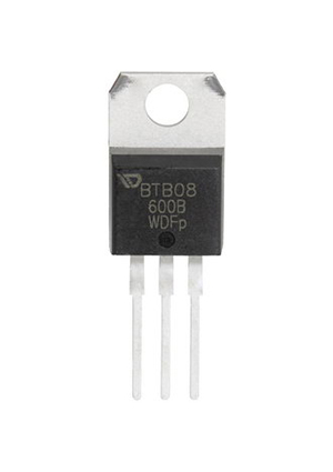 WEIDA BTB08-600B, BTB08-600B Weida симистор (триак) 600 В, 8 А, TO-220AB тиристоры импортные