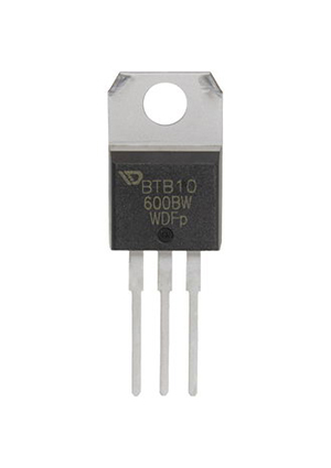 WEIDA BTB10-600BW, BTB10-600BW Weida симистор (триак), 600 В, 10 А, TO-220AB тиристоры импортные