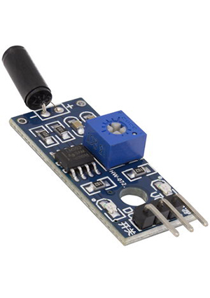 RUICHI SW-520D, Цифровой пороговый датчик наклона и вибрации RUICHI SW-520D для Arduino, 12 В, 0.02 А, 32 м электронные конструкторы