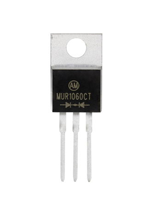 AM MUR1060CT, MUR1060CT AM ультрабыстрый диод 600 В, 10 А, 50 нс, TO-220 диоды быстродействующие