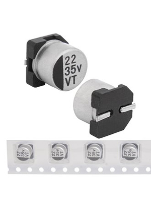 22 uF 35 V 105C 5*5.4 VT, EVT035ADA220M0554 JWCO ����������� ����������������� SMD, 22 ���, 35 �, 5�