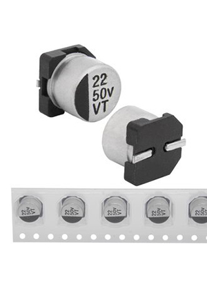 22 uF 50 V 105C 6.3*5.4 VT, EVT050ADA220M0654 JWCO   SMD, 22 , 50 ,