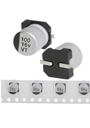 100 uF 16 V 105C 6.3*5.4 VT, EVT016ADA101M0654 JWCO   SMD, 100 , 16 