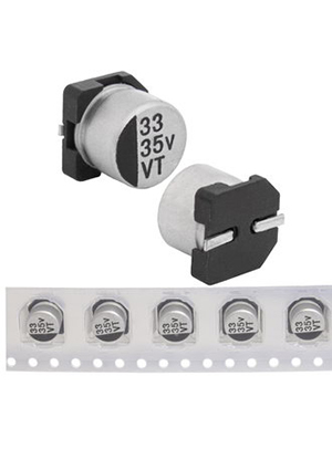 33 uF 35 V 105C 6.3*5.4 VT, EVT035ADA330M0654 JWCO   SMD, 33 , 35 ,