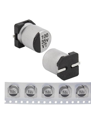100 uF 35 V 105C 6.3*7.7 VT, EVT035ADA101M0677 JWCO   SMD, 100 , 35 