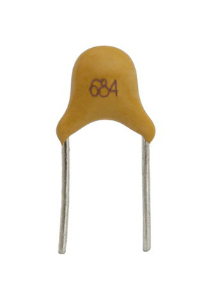 RUICHI 0.68uF/50V X7R, 0.68uF/50V X7R, MLCC керамический конденсатор RUICHI, 0.68 мкФ, 50 В, X7R, 10%, выв конденсаторы керамические выводные