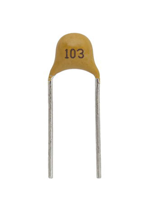 RUICHI 0.01uF/50V NP0, 0.01uF/50V NP0, MLCC керамический конденсатор RUICHI, 0.01 мкФ, 50 В, NP0, 10%, выв конденсаторы керамические выводные