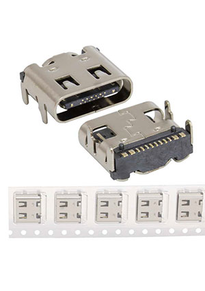 RUICHI USB3.1 TYPE-C 16PF-016, Разъём USB RUICHI USB3.1 TYPE-C 16PF-016, 16 контактов разьемы USB