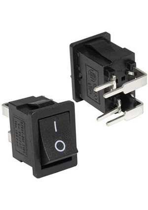 RUICHI KCD1-104-04W on-off5A 250VAC, Клавишный переключатель RUICHI KCD1-104-04W ON-OFF 5A 250VAC 4 контакт переключатели клавишные