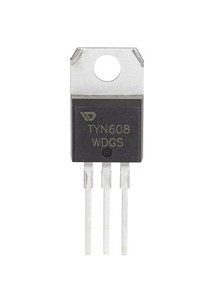 WEIDA TYN608RG, TYN608RG, низковольтный тиристор WEIDA, 600 В, 8 А, корпус TO-220AB тиристоры импортные