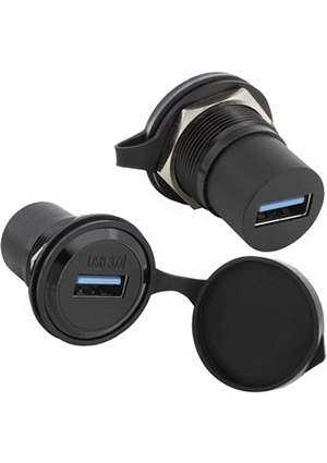 RUICHI USB3.0 A(F)-A(F) PN cap, Панельный модуль (переходник) передачи данных USB RUICHI USB 3.0 A(F)-A(F) разьемы USB
