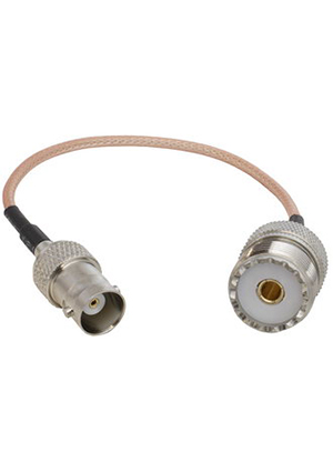 RUICHI UHF-J/BNC-J RG316 15cm, Переходник антенный (розетка-розетка) RUICHI UHF-J/BNC-J, розетка прямая, ро ВЧ разъемы
