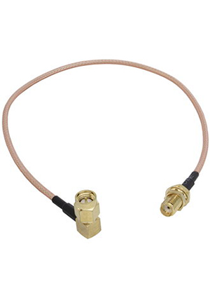 RUICHI SMA-PR/SMA-JKY RG316 30 cm, Переходник антенный (вилка-розетка) RUICHI SMA-PR/SMA-JKY, розетка с рез ВЧ разъемы