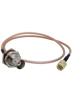 RUICHI BNC-JKY/SMA-P RG316 40cm, Переходник антенный (розетка-вилка) RUICHI BNC-JKY/SMA-P, розетка с резьбо ВЧ разъемы