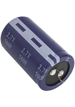 KAMCAP HP-2R7-J507UYJ33, HP-2R7-J507UYJ33, ионистор KAMCAP, 500 Ф, 2.7 В, 35х61 мм, циллиндрический, с жест суперконденсаторы, ионисторы