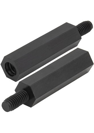 RUICHI HTS-320B, Стойка монтажная для печатной платы RUICHI HTS-320B, резьба М3, шестигранная, материал ней стойки для печатных плат