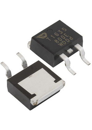 WEIDA T1635-800E, T1635-800E Weida симистор (триак), 800 В, 16 А, TO-263 (D2PAK) тиристоры импортные