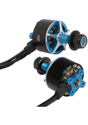 RUICHI 1408 3600-RH left, Электродвигатель бесщеточный RUICHI 1408 3600-RH, 3600 kV, диаметр вала с резьбой электродвигатели